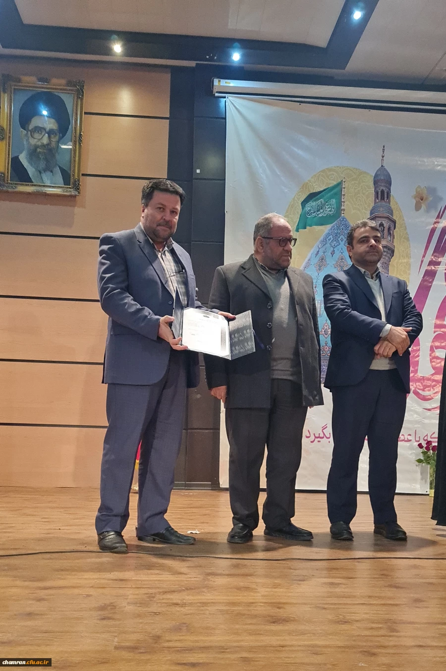 مراسم تکریم و معارفه معاونت توسعه منابع و امور دانشجیی پردیس شهید چمران 4