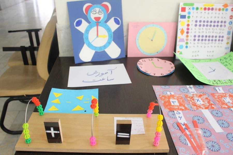 نمایشگاه آثار کمک آموزشی دانشجویان رشته کودکان استثنایی به مناسبت هفته آموزش 6