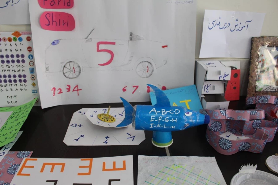 نمایشگاه آثار کمک آموزشی دانشجویان رشته کودکان استثنایی به مناسبت هفته آموزش 8