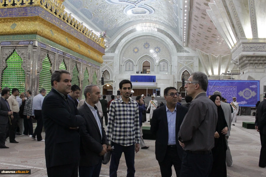 تجدید پیمان همکاران پردیس شهید چمران با آرمان های حضرت امام خمینی 7