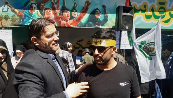 حضور اعضای پردیس شهید چمران در راهپیمایی روز قدس
 4