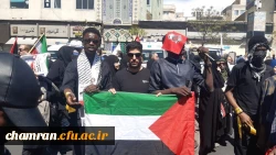 حضور اعضای پردیس شهید چمران در راهپیمایی روز قدس
 9