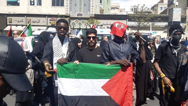 حضور اعضای پردیس شهید چمران در راهپیمایی روز قدس
 9