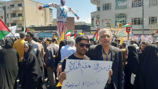 حضور اعضای پردیس شهید چمران در راهپیمایی روز قدس
 3