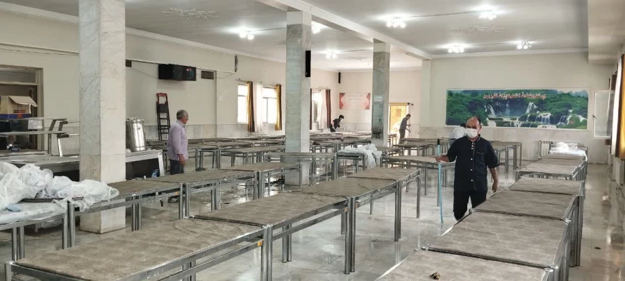 نظافت سالن غذاخوری پردیس شهید چمران 10