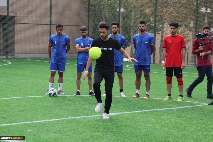 افتتاح زمین چمن مصنوعی و تجلیل از مدال آوران دانشجومعلم استان تهران در المپیادهای ورزشی - ۳ آبان ۱۴۰۲ 6