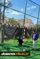 رنگ آمیزی زمین چمن مصنوعی پردیس شهید چمران 3