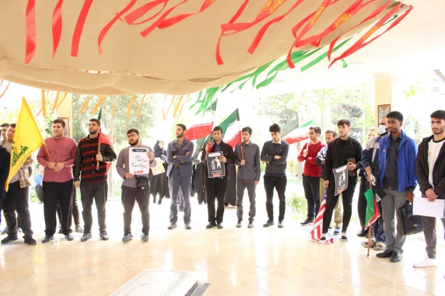 تجمع در حمایت از مجاهدات سربازان اسلام در پاسخ به رژیم خبیث صهیونیستی
 2