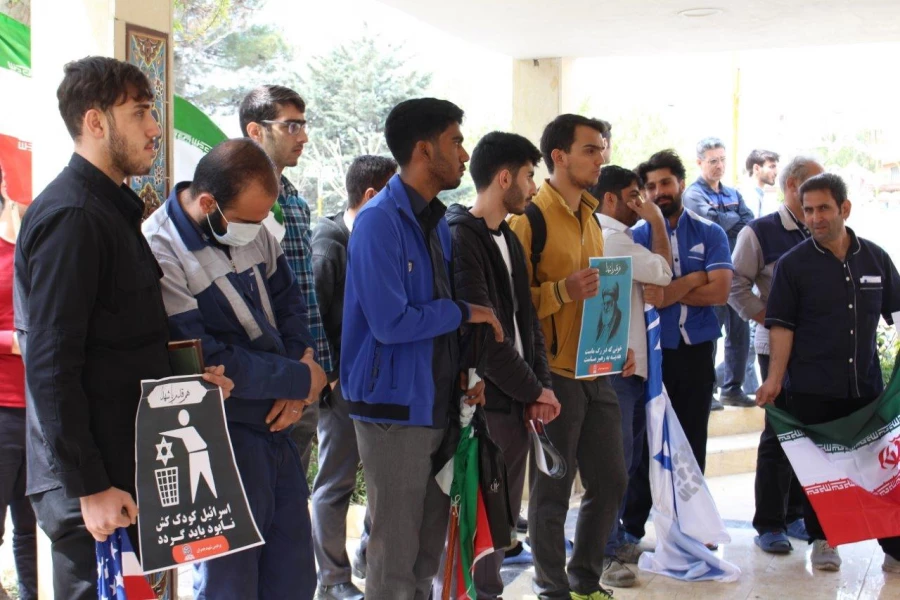 تجمع در حمایت از مجاهدات سربازان اسلام در پاسخ به رژیم خبیث صهیونیستی
 6