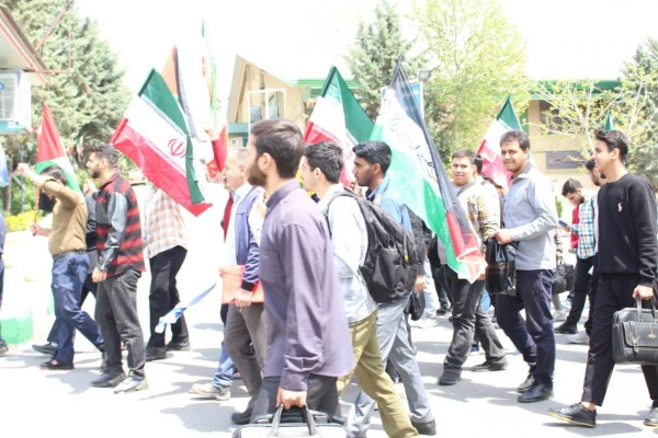 تجمع در حمایت از مجاهدات سربازان اسلام در پاسخ به رژیم خبیث صهیونیستی
 8