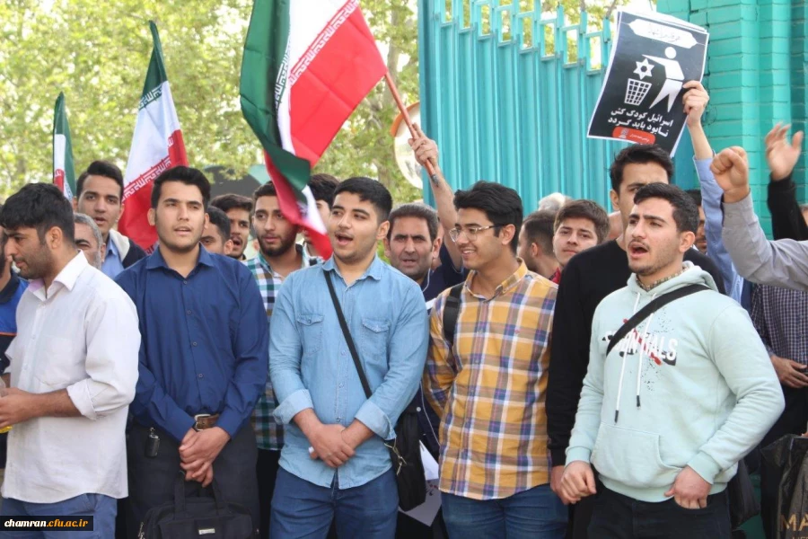 تجمع در حمایت از مجاهدات سربازان اسلام در پاسخ به رژیم خبیث صهیونیستی
 14