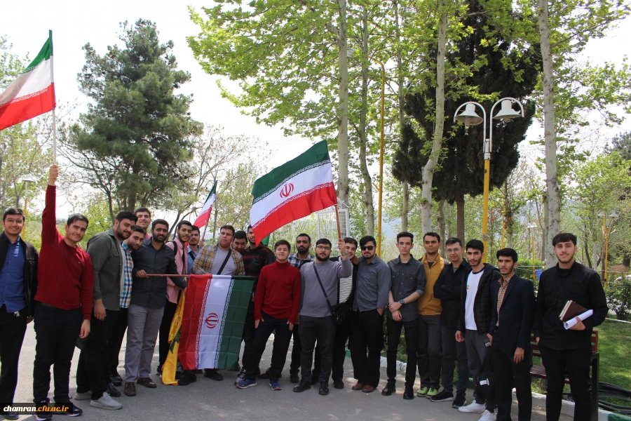 تجمع در حمایت از مجاهدات سربازان اسلام در پاسخ به رژیم خبیث صهیونیستی
 7