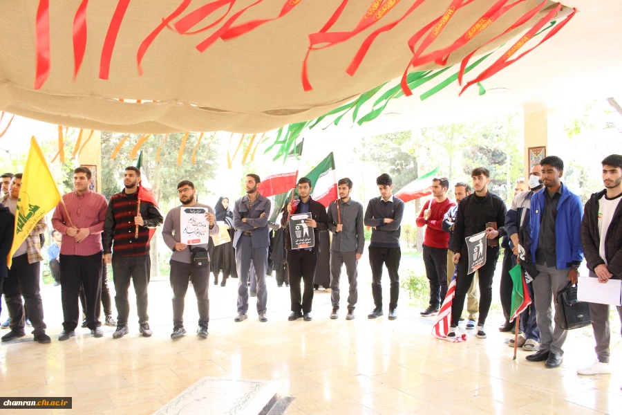 تجمع در حمایت از مجاهدات سربازان اسلام در پاسخ به رژیم خبیث صهیونیستی
 9