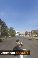 خط کشی خیبانهای پردیس شهید چمران 2