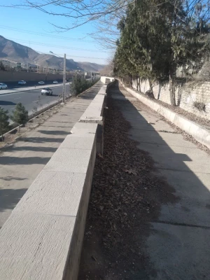 تعمیر دیوار و نرده کشی ضلع شرقی پردیس شهید چمران 3