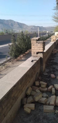 تعمیر دیوار و نرده کشی ضلع شرقی پردیس شهید چمران 5