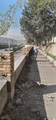 تعمیر دیوار و نرده کشی ضلع شرقی پردیس شهید چمران 13