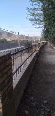 تعمیر دیوار و نرده کشی ضلع شرقی پردیس شهید چمران 15