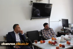 بازدید مهندس بهرامی و مهندس آصف از پردیس شهید چمران 3