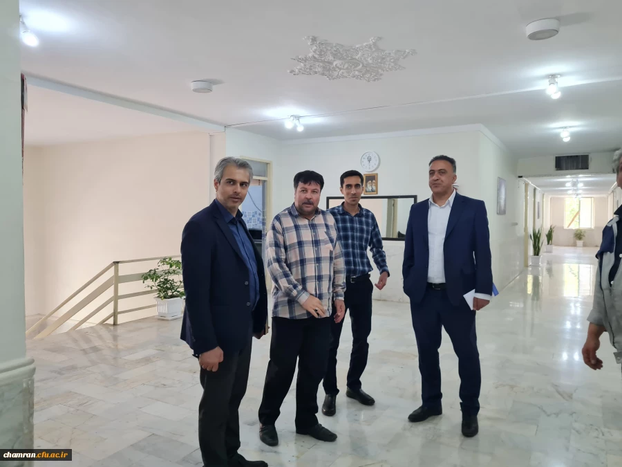 بازدید مهندس بهرامی و مهندس آصف از پردیس شهید چمران 4