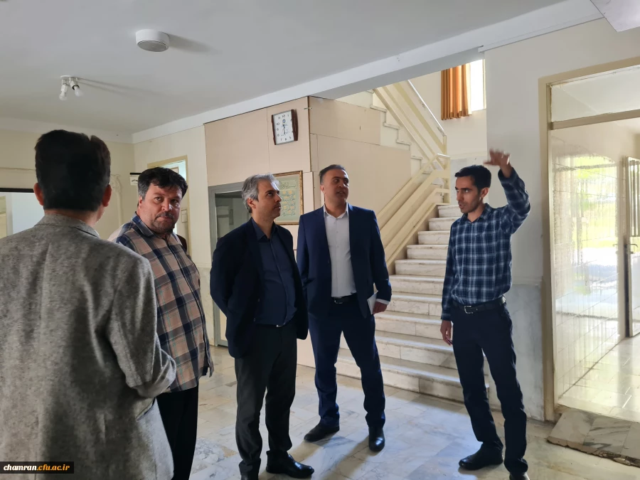 بازدید مهندس بهرامی و مهندس آصف از پردیس شهید چمران 5