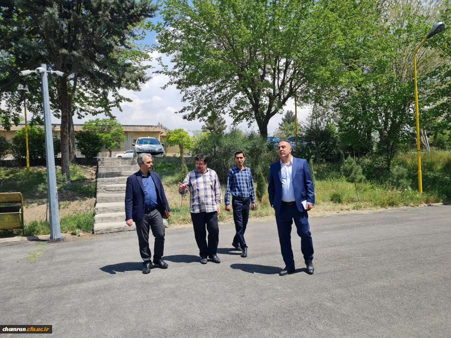 بازدید مهندس بهرامی و مهندس آصف از پردیس شهید چمران 6