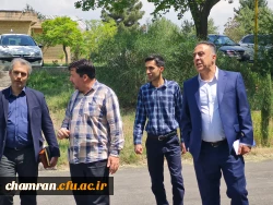 بازدید مهندس بهرامی و مهندس آصف از پردیس شهید چمران 7