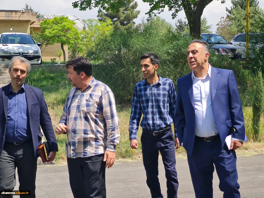 بازدید مهندس بهرامی و مهندس آصف از پردیس شهید چمران 7