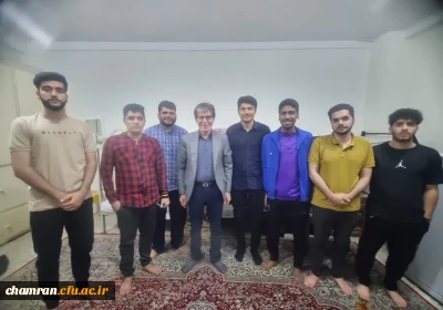 دیدار دکتر علی فرهادیان با دانشجویان خوابگاهی 

