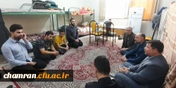 تجلیل از دانشجویان اتاق نمونه خوابگاهی و گفتگوی صمیمانه پیرامون مسائل سرای دانشجویی 3