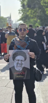 حضور اعضای پردیس شهید چمران در مراسم وداع با شهدای خدمت 6