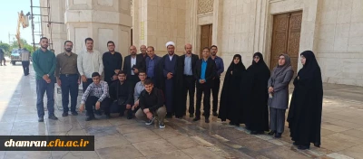 تجدید پیمان اعضای پردیس شهید چمران با آرمان های امام خمینی و انقلاب اسلامی 