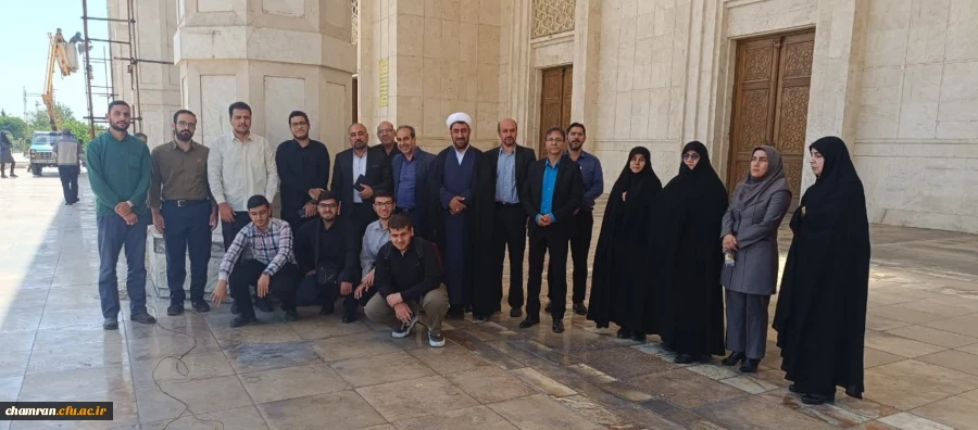 تجدید پیمان اعضای پردیس شهید چمران با آرمان های امام خمینی و انقلاب اسلامی  2