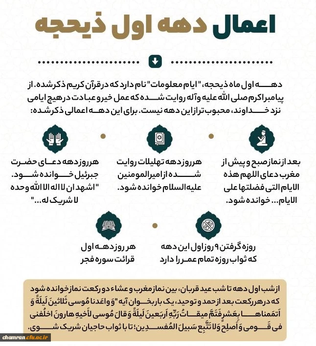 فضیلت و اعمال دهه اول ذیحجه 2