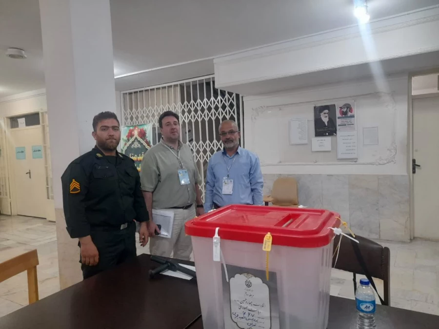 رأی گیری دور دوم انتخابات ریاست جمهوری در پردیس شهید چمران 4