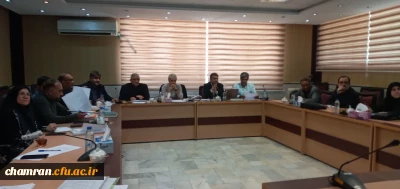 نشست بررسی دانشکده ها و رشته های پیشنهادی برای استقرار ساختار جدید
