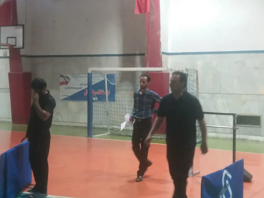 آماده سازی فضای سالن ورزشی برای ارزیابی از داوطلبان رشته تربیت بدن 6