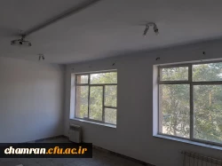 رنگ آمیزی کلاس های درس پردیس شهید چمران 5