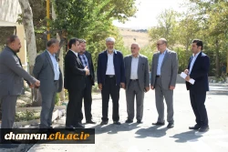 بازدید دکتر رجبعلی برزویی از پردیس شهید چمران 2