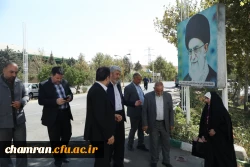 بازدید دکتر رجبعلی برزویی از پردیس شهید چمران 3