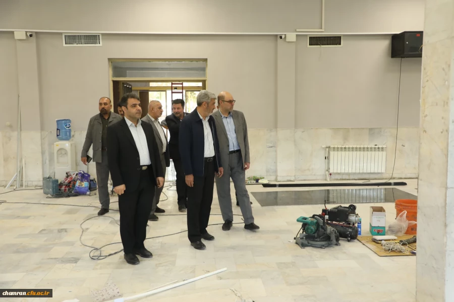 بازدید دکتر رجبعلی برزویی از پردیس شهید چمران 4