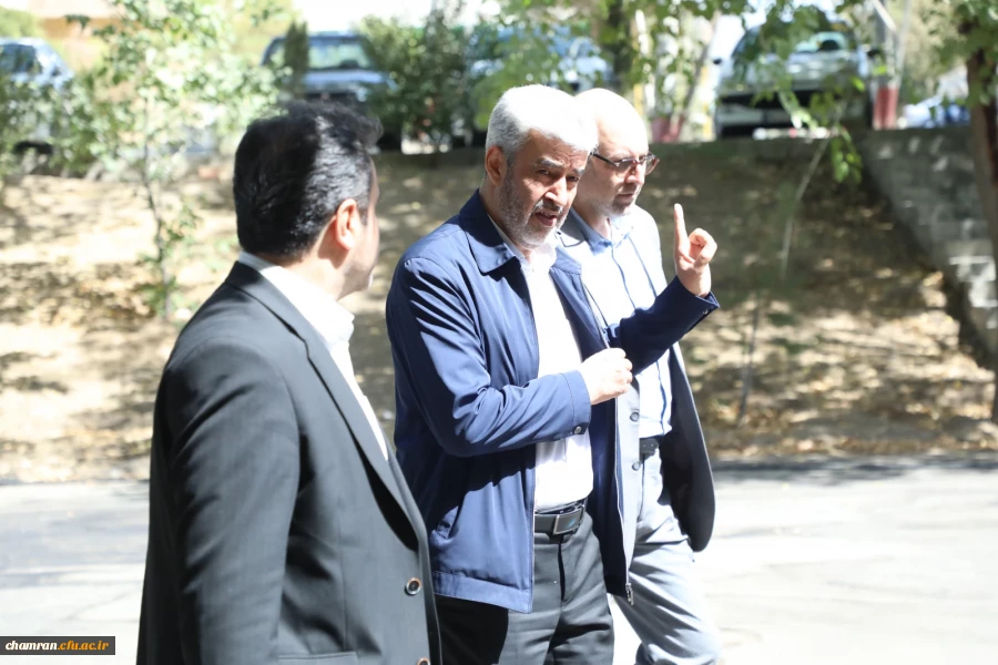 بازدید دکتر رجبعلی برزویی از پردیس شهید چمران 7