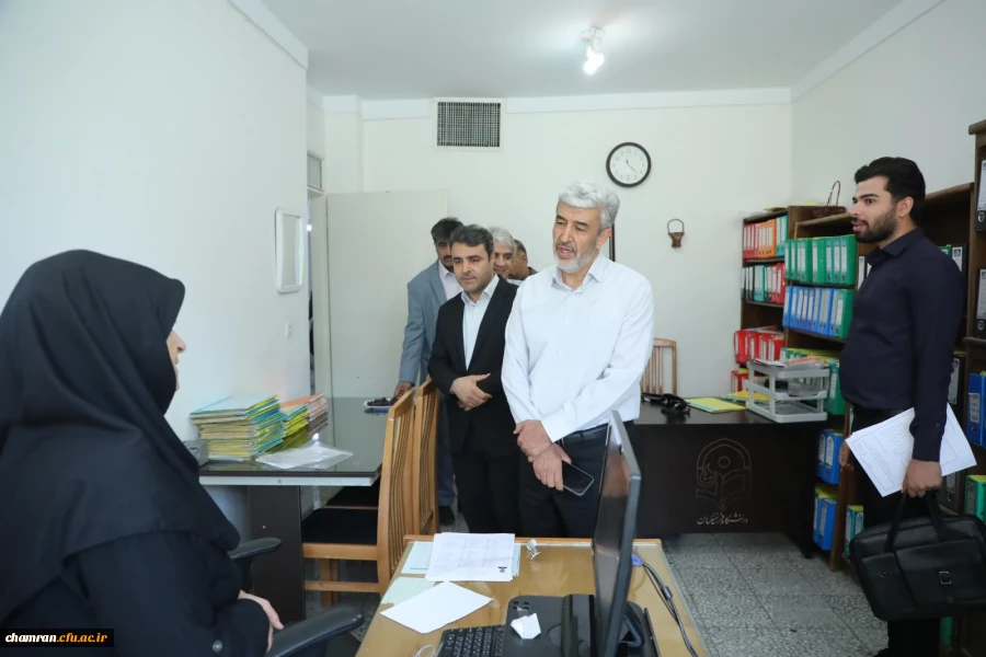 بازدید دکتر رجبعلی برزویی از پردیس شهید چمران 10