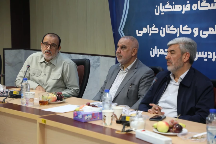 بازدید دکتر رجبعلی برزویی رئیس دانشگاه فرهنگیان از پردیس شهید چمران و نشست صمیمی با همکاران و استادان 20