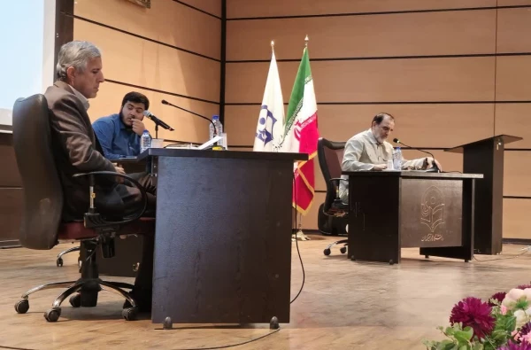 مناظره و گفتگو با حضور دکتر عباسپور و دکتر گرمارودی 2