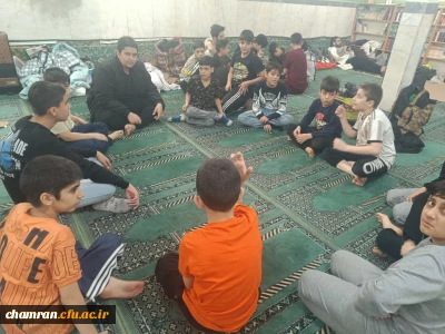 حضور دانشجومعلمان پردیس شهید چمران در اعتکاف دانش آموزی