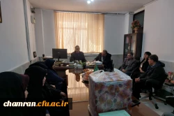 نشست تکریم و معارفه معاون آموزشی، پژوهشی و فرهنگی پردیس شهید چمران 3