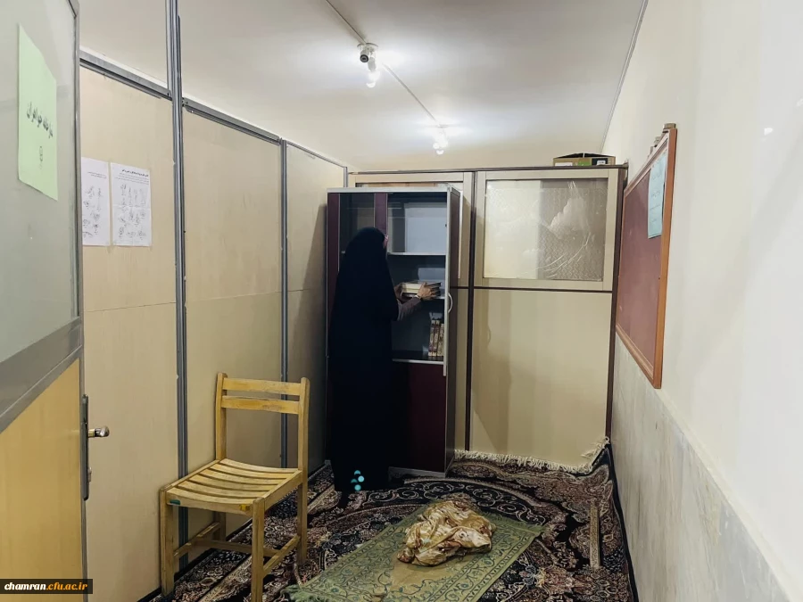 راه اندازی نمازخانه خواهران در ساختمان اداری (شهید سلیمانی) 2