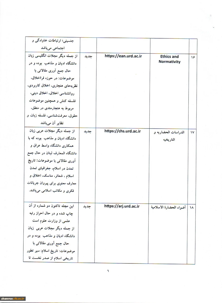 معرفی نشریات علمی دانشگاه ادیان و مذاهب 9