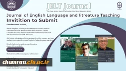 جذب مقاله برای نشریه پژوهش در آموزش ادبیات و زبان انگلیسی
 2